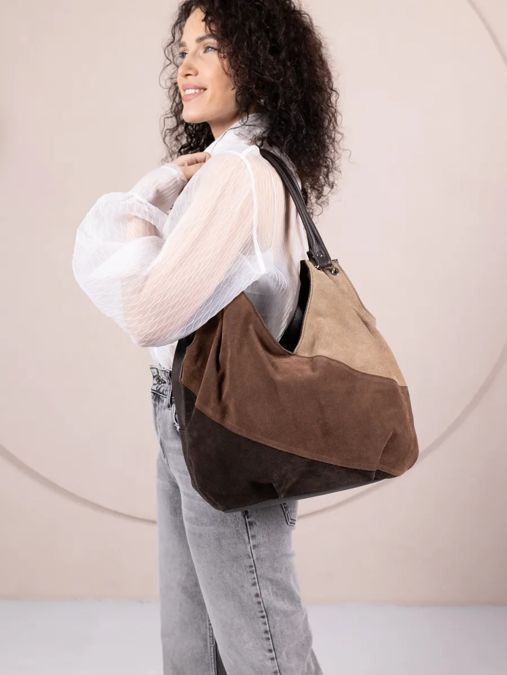 Сумка женская большая через плечо классическая