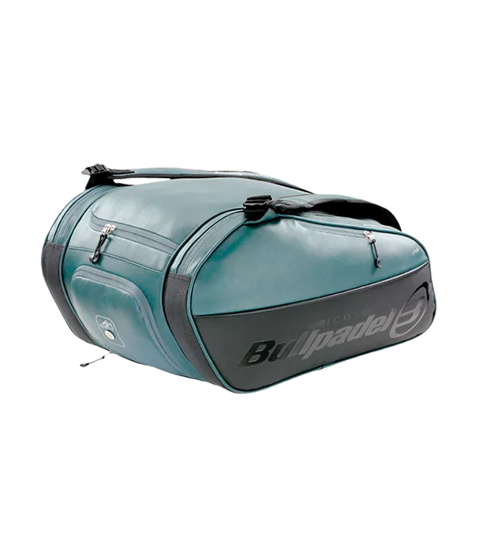 Сумка для падел Bullpadel Graphite Icon 2025 John M. Diaz, термокарманы и вентиляция