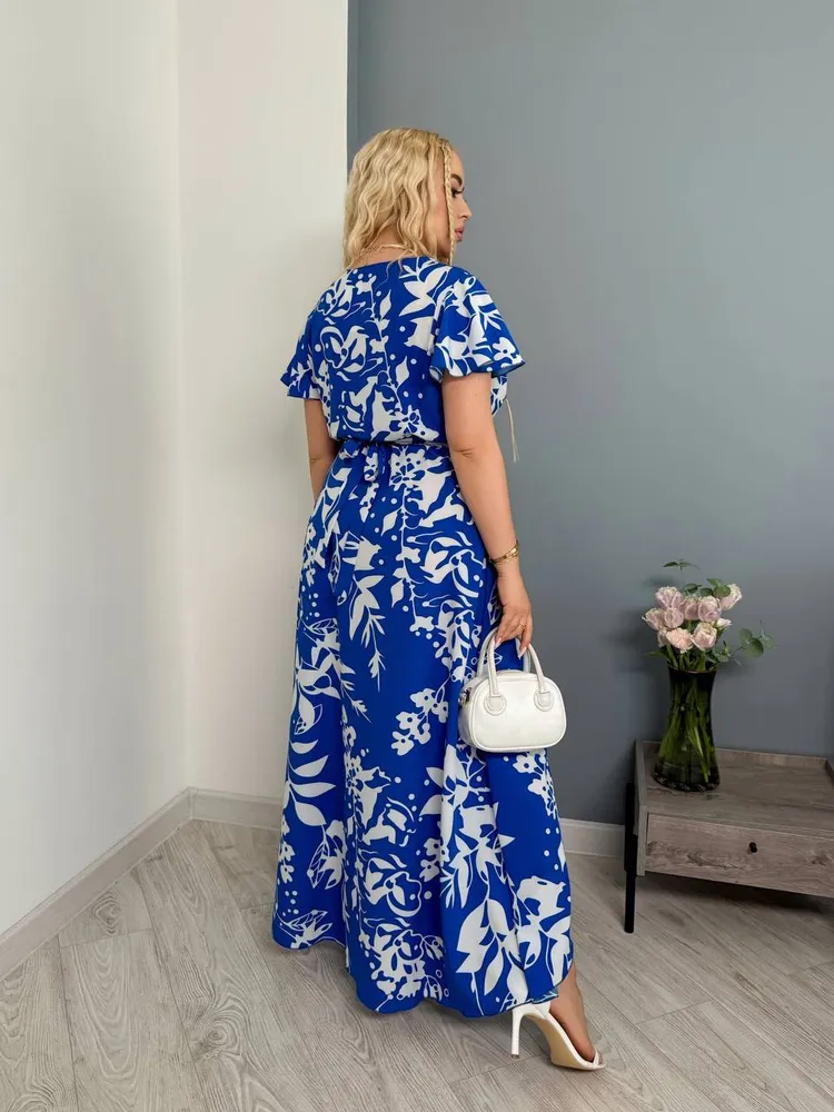 Платье на запах УК-1964-13 Фабрика Моды