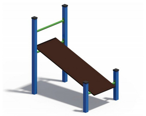 Скамья для пресса наклонная Кроссфит
