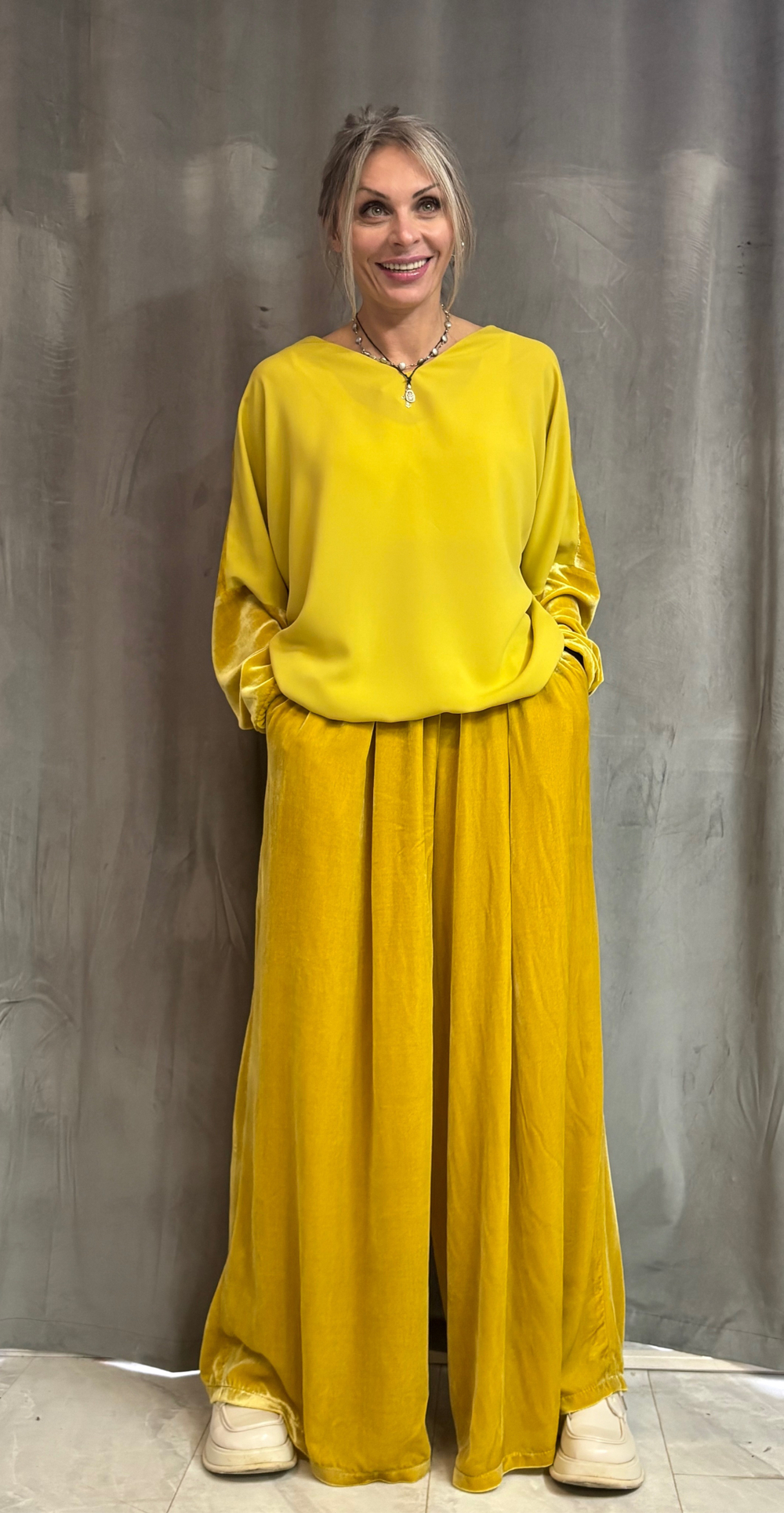 Лонг двусторонний /бархат + шелк