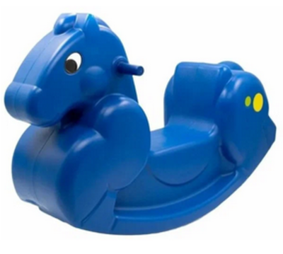 Качалка-Лошадка синяя