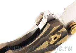 Нож TFK Stone F1 M390 Titanium Bronzeфотография - 7