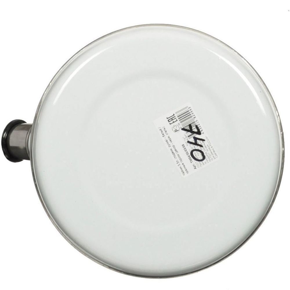 Чайник сталь, эмал, 3.5 л, свист, подв ручк, Рубин, С2328, бел, TМ04/35/03/02/ 04/ 05/ 08/ 21