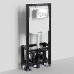 Инсталляция для унитаза WasserKraft Dill 61TLT.010.ME.BN02 с кнопкой никель