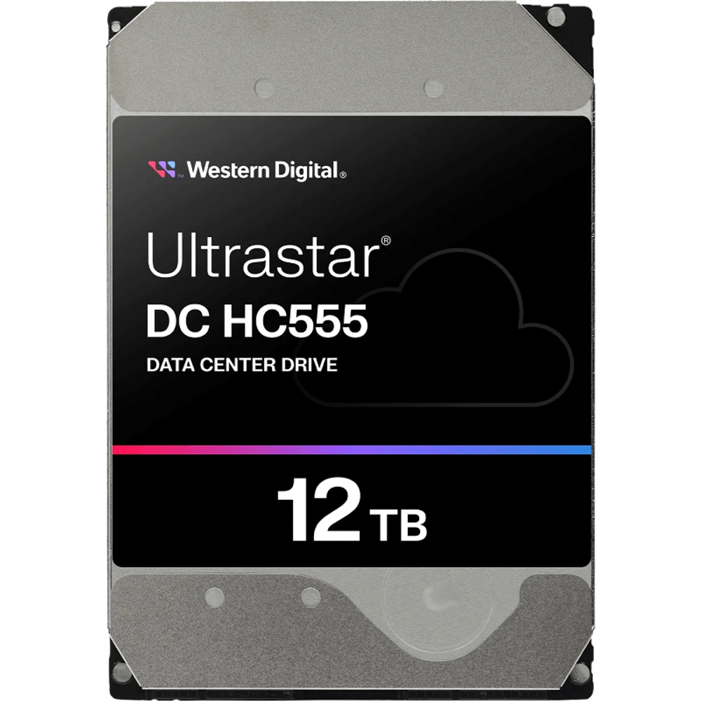 Серверный жесткий диск HDD Western Digital 12TB Ultrastar DC HC555 SAS 7.2K 3.5" WUH722012CL5204