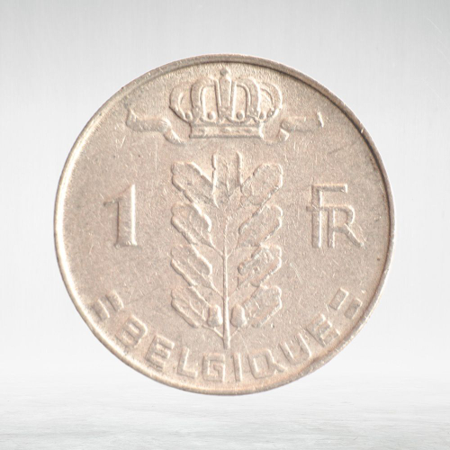 Belgium, 1 Franc (French Text), 1972, VF
