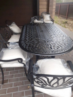 Комплект литой мебели из алюминия Alexander VIII