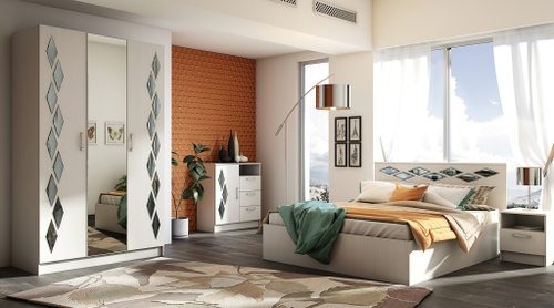 Шкаф угловой Диана Анкор светлый