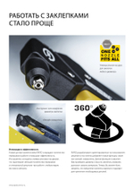 RAPID RP60 MULTI d 3.2мм, 4.0мм, 4.8мм заклепочник поворотная головка 360 °. Мультинасадка