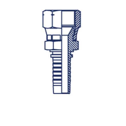 Фитинг DN 06 JIS 12x1.5 (1 шестигранник)