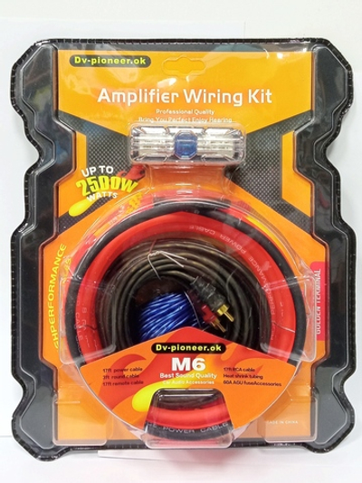 Набор для подключения 2к усилителя 2500W DV-pioneer-Ok M6