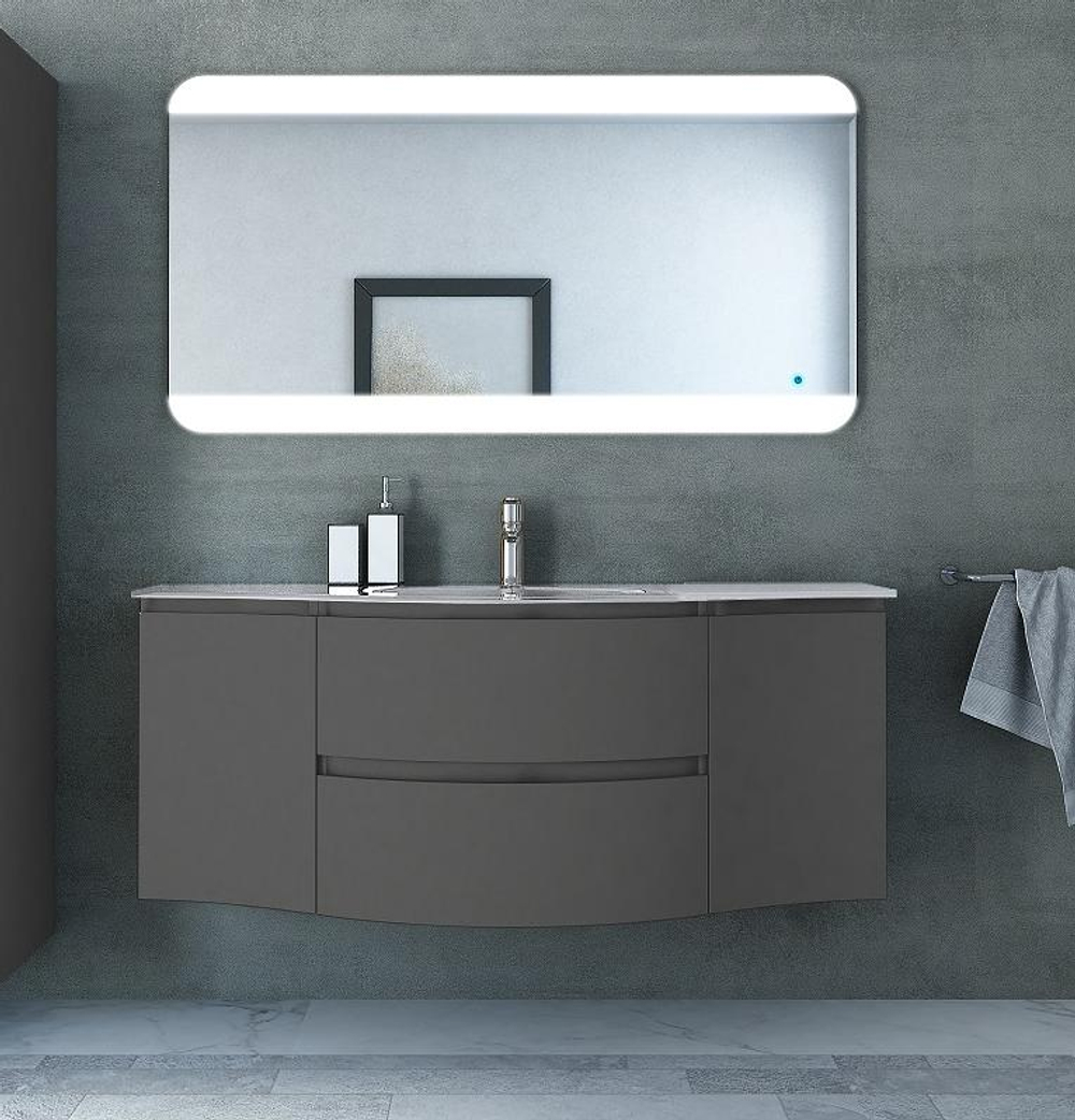 Мебель для ванной Cezares VAGUE 138 Grigio Talpa Opaco