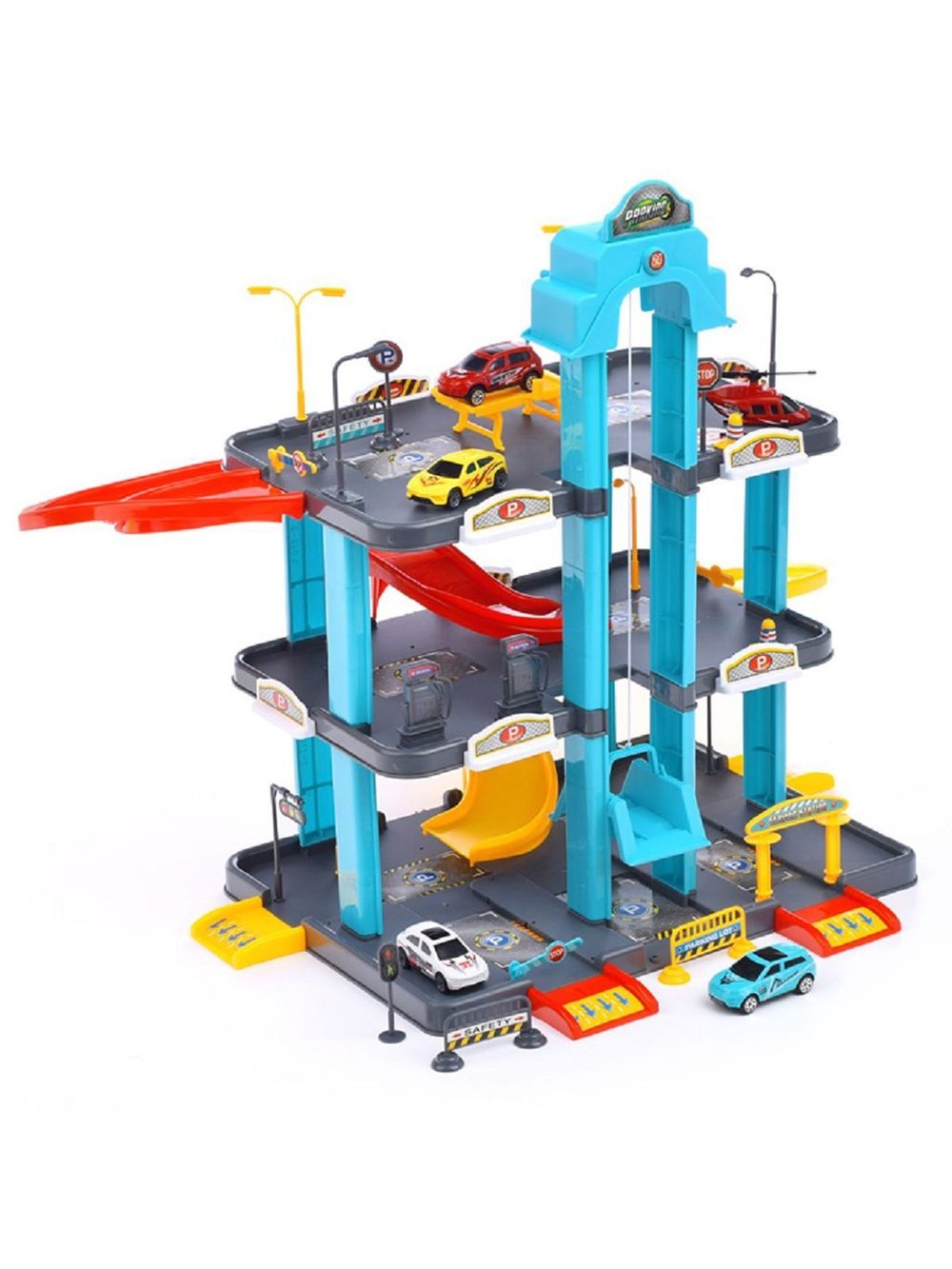 Игровой набор (Парковка) в коробке. Размеры парковки: 57х44х46 см. (A239)