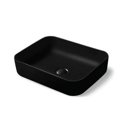 Раковина керамическая Vincea VBS-105MB, 500*410*130, накладная, цвет матовый черный, , шт
