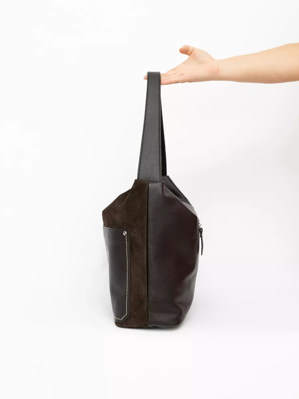 Сумка через плечо большая шоппер