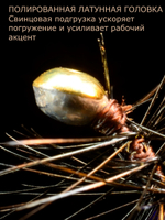 Мормышка Королевский муравей черный кардинал