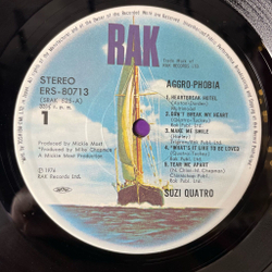 Винтажная виниловая пластинка LP Suzi Quatro Aggro Phobia (Japan 1976) (Obi)