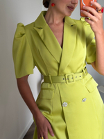 Платье-пиджак Каролайн васаби