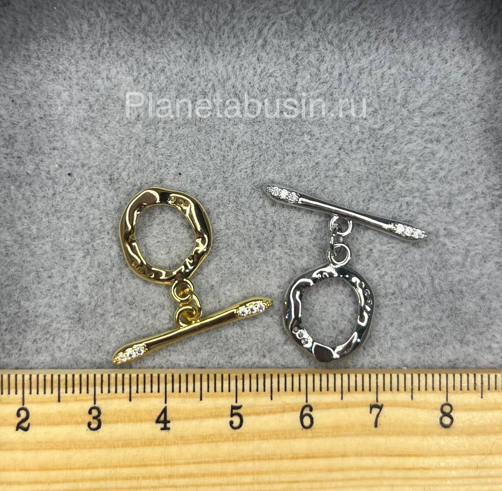 Тогл люкс (Корея) с микроцирконами 0366