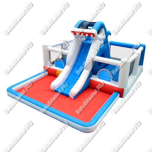 Коммерческий надувной батут "Море счастья" 6,3*4,8*3 м