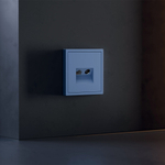 Накладка для розетки TV+RJ45 кат. 6, S70 (деним)