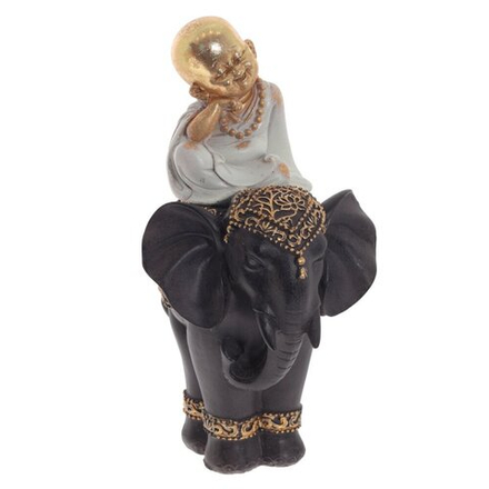 GAEM Фигурка декоративная "Будда на слоне", L14 W14 H26 см