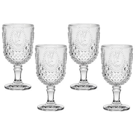 НАБОР БОКАЛОВ ДЛЯ ВИНА "SUNDAY" 4 ШТ/280 МЛ