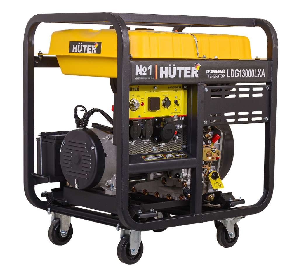 Электрогенератор дизельный LDG 13000LXА Huter