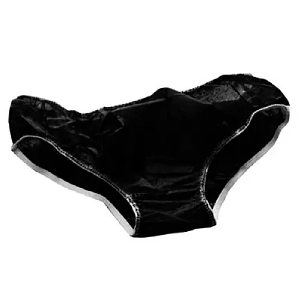 Трусы плавки мужские спанбонд размер 46-48 черные 10 шт