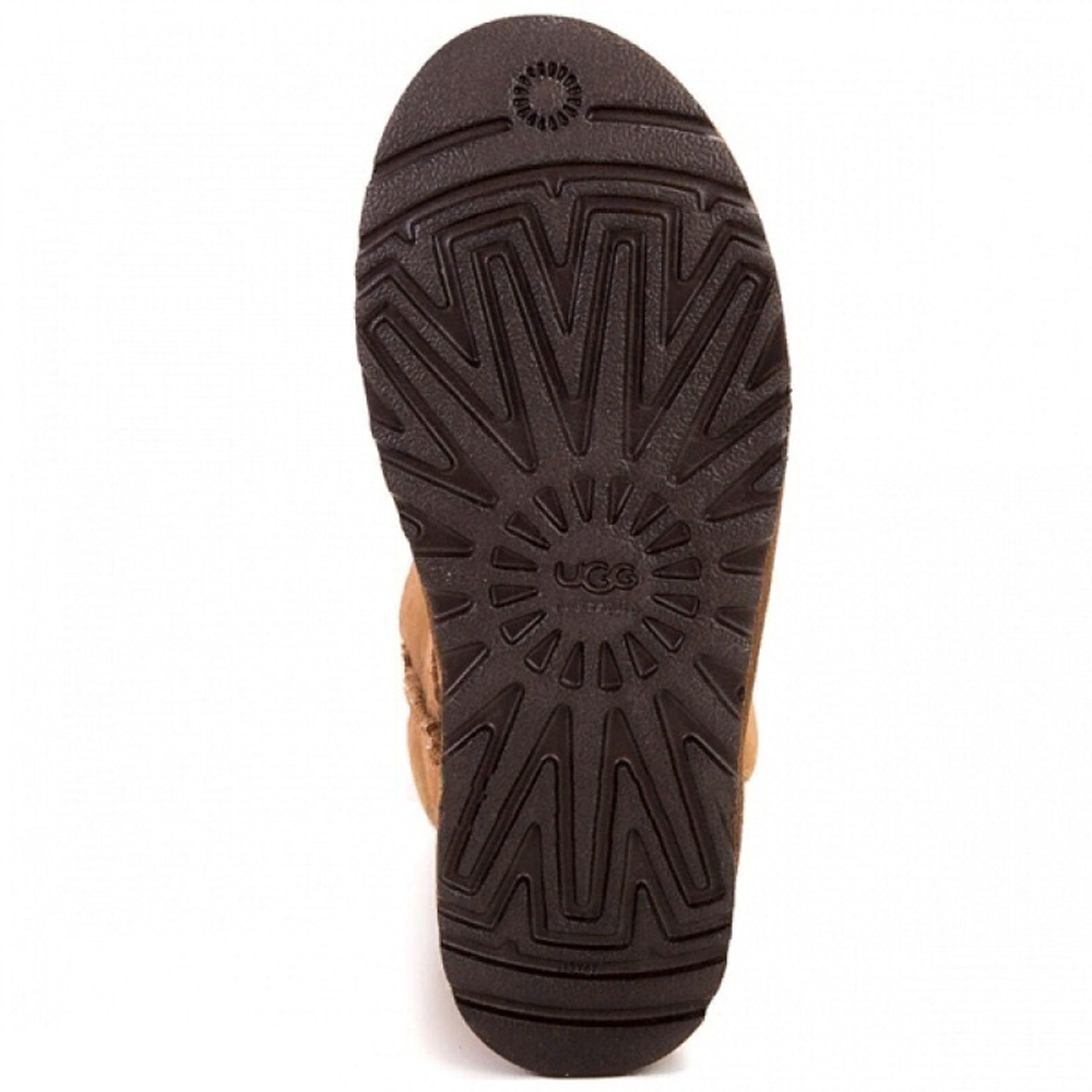 Угги Mini Bailey Button Bling Chocolate
