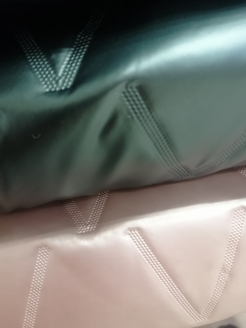 Стежка (курточная/термостежка/под "кожу"). Принт- Черточки, графит