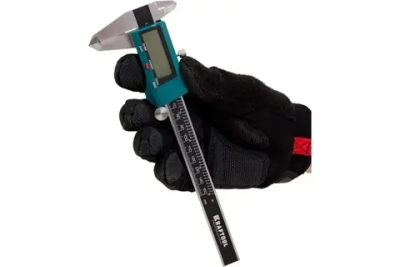 Штангенциркуль электронный KRAFTOOL 150 мм, нерж.сталь, мм/дюймы, дисплей , кейс