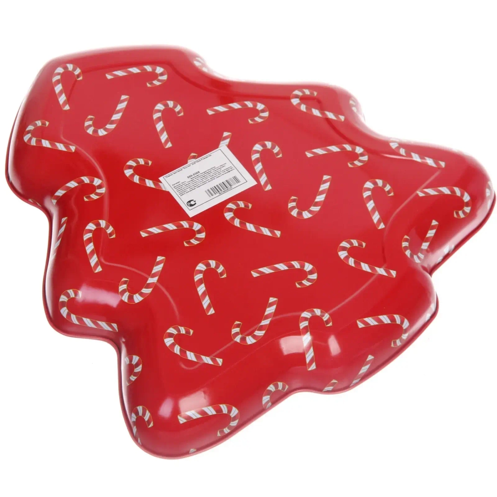 Поднос жестяной «Ёлочка» 25,8*15см Рождество