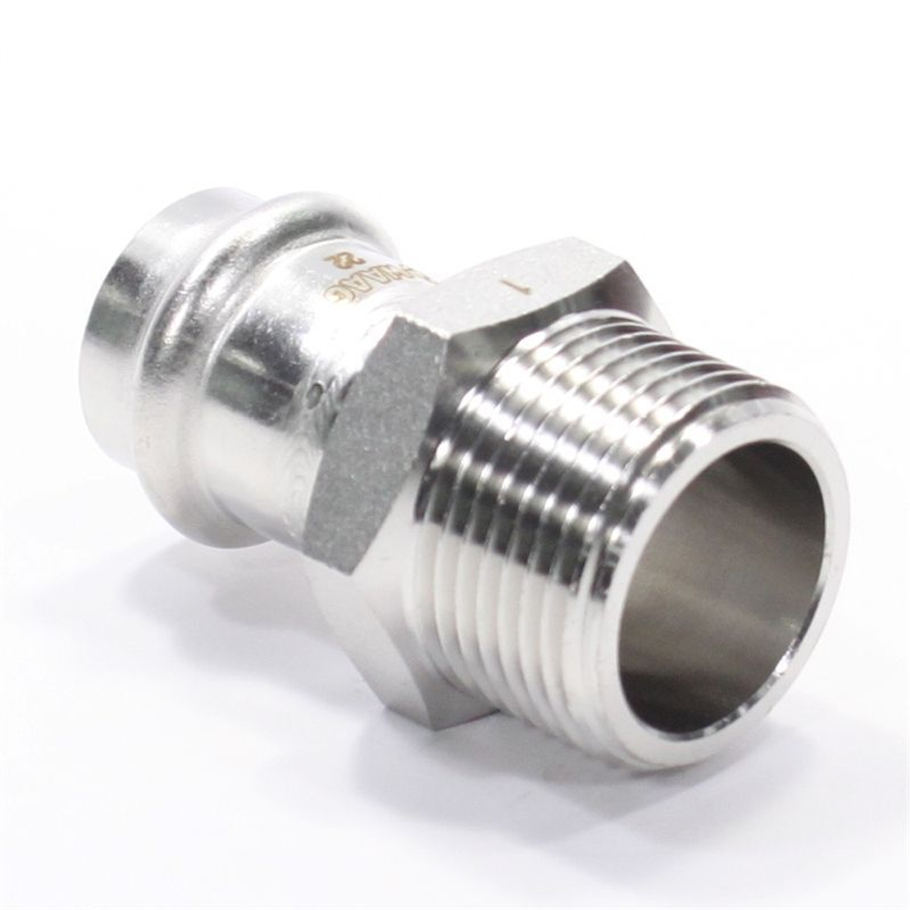 Переходник 22-1", WAAG Heavy Inox, пресс-резьба, вн., сталь нержавеющая
