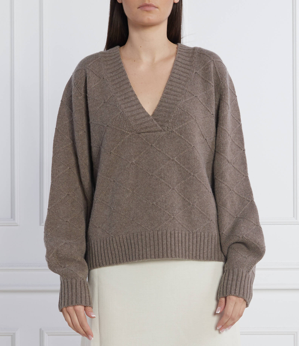 свитер maglia lounge Beatrice B - коричневый(22FA8311LOUNGE)