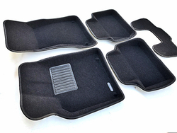 Коврики салона для PORSCHE Macan (2014-) Euromat 3D Business черные. Арт. EMC3D-004103
