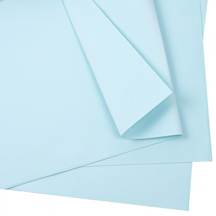 Фоамиран лист 60*70/10шт СВЕТЛО-ГОЛУБОЙ