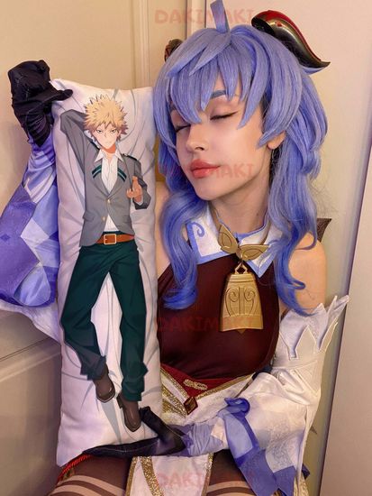 Мини дакимакура Кацуки Бакуго из Моя геройская академия арт. M0121, 60х20 см