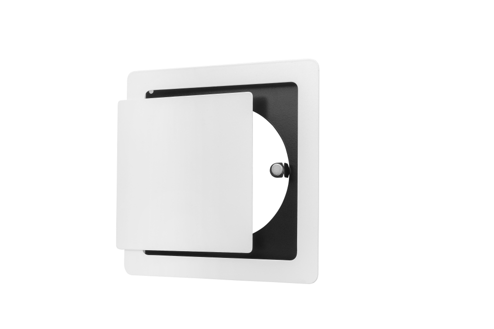 Теневая решетка на магнитах НДУ-150 (под трубу d 150мм, габарит 190х190мм)