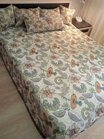 Покрывало гобеленовое Гибискус евро (240х200)