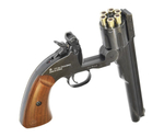 Пневматический револьвер ASG Schofield 6” (Schofield 1) Aging Black (пулевой)