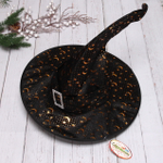 Шляпа карнавальная «Колдунья» 32 см, d-38 см, микс