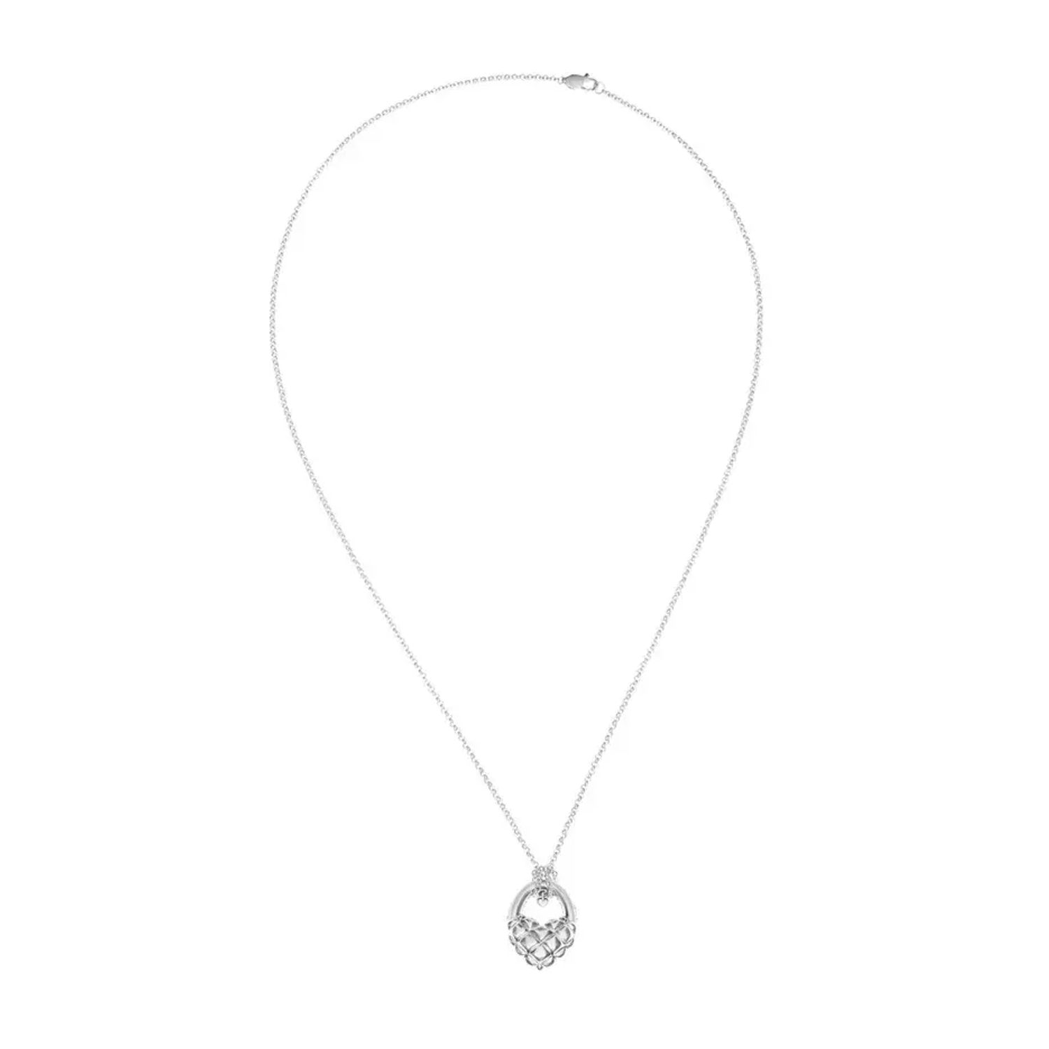 Колье Lock My Heart Necklace - Silver