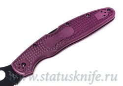 Нож Spyderco C07BGBKP4 Police 4 Burgundy FRN Micro Melt PD#1фотография - 3