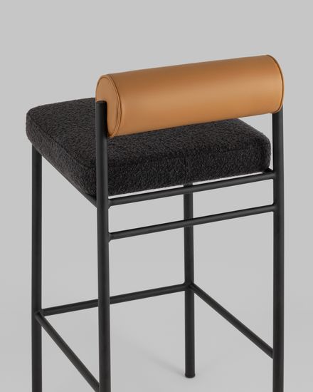 Стул полубарный Балла темно-серый