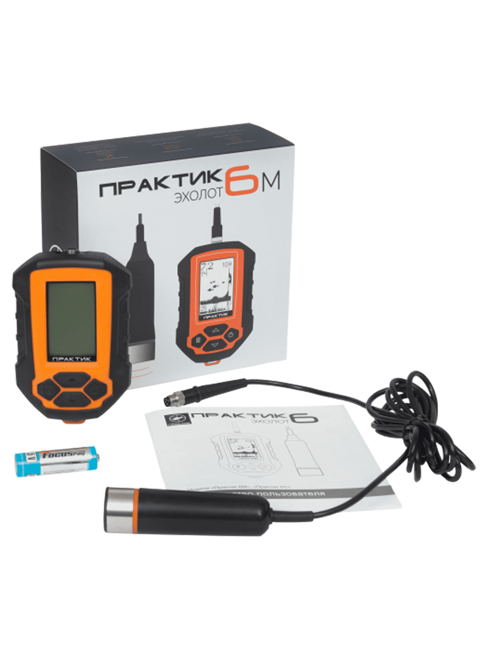 Эхолот Практик 6М (разъемный кабель)