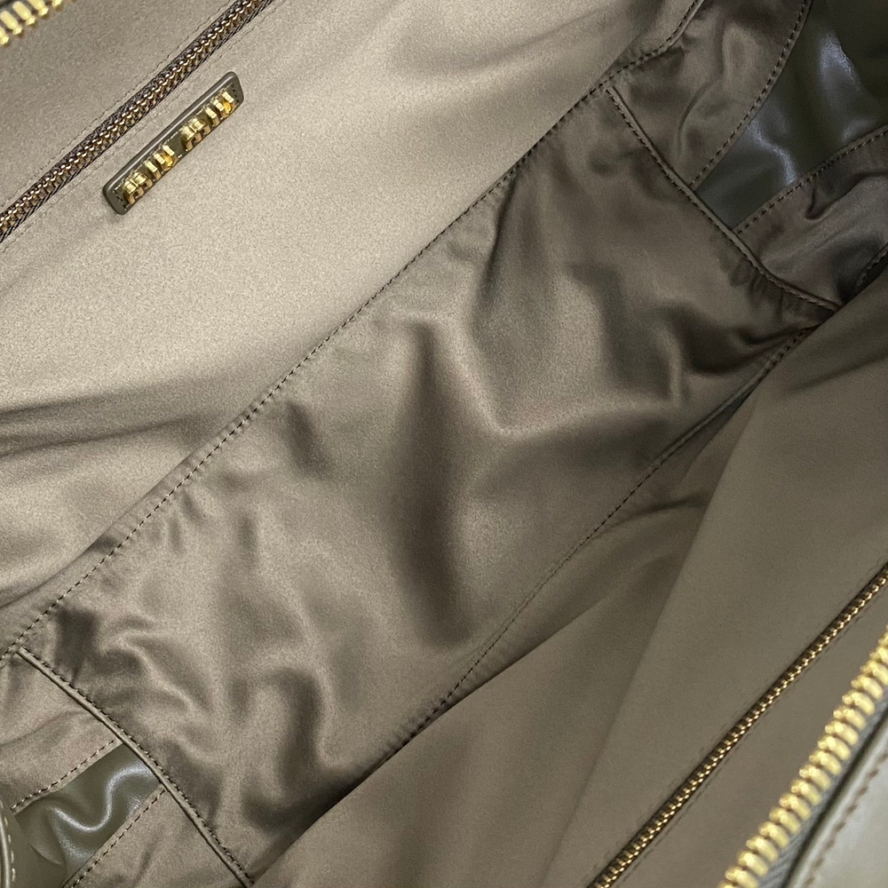 Miu Miu Leather Beau Bag 34 cm