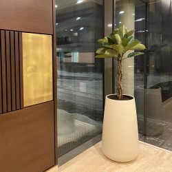 Кашпо Concretika Cylinder D40 H40 Sahara
