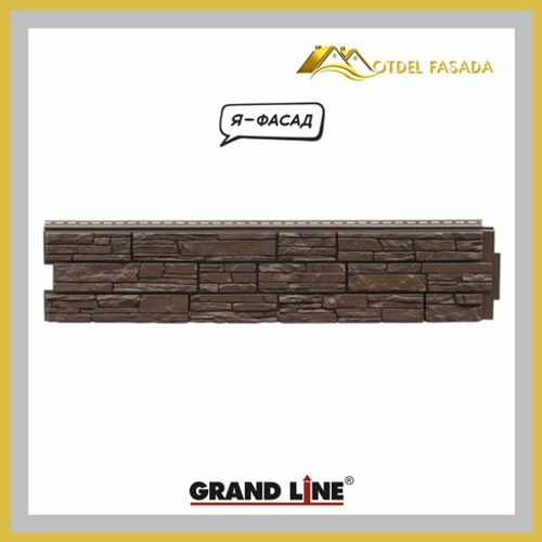 Панель фасадная GL  Я-фасад  Крымский сланец Арабика 0,46м2